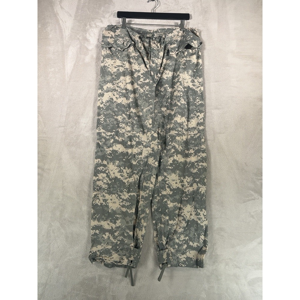 US Military ACU Cargo Pants Mens Medium Digital Camo Army Trousers Army